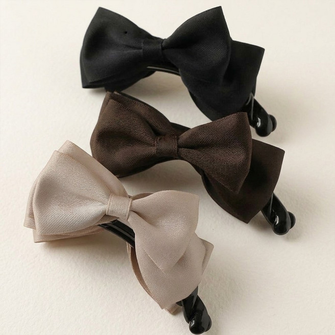 어반이즈 아모르 리본 헤어 바나나핀 3종세트