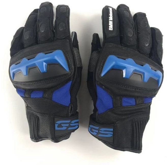 지피아 오토바이 장갑 가죽 용 모토크로스 R 바이크, A. 파랑