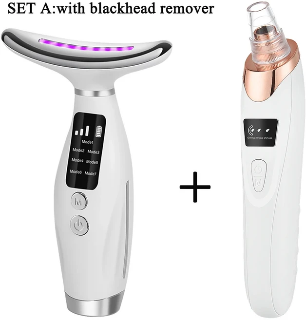 미용 장치 진동 마사지 가정용 미용 장치 얼굴 리프팅, 01 CHINA, 04 Set A