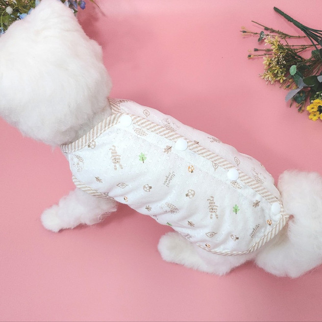 팻티아 얇은 베이비조끼 오가닉원단, 래빗트리 Natural, 1개