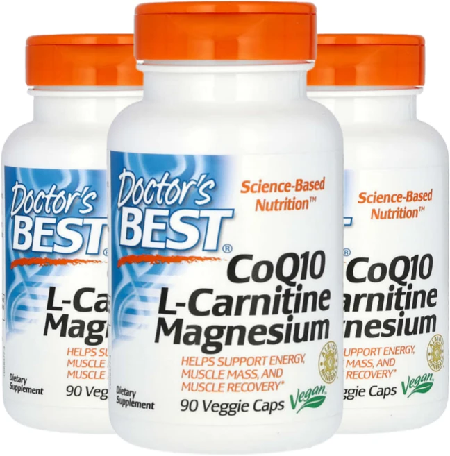 [3개 세트] 닥터스베스트 마그네슘 CoQ10 L-카르니틴 베지 캡슐 90정, 3개 - 쿠팡