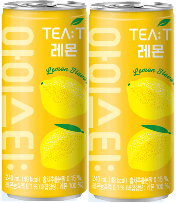 대일음료 TEA:T 아이스티 레몬, 30개, 240ml