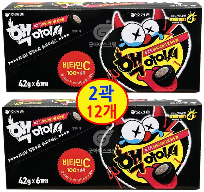 한정판 오리온 핵 아이셔 솔로부대 42g, 12개 - 쿠팡