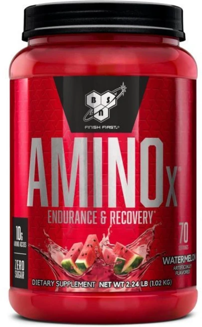 BSN Amino X Muscle Recovery & Endurance Powder BCAAs 10 Grams of Acids Keto Friendly Caffeine-, Watermelon, 35.84 Ounce (70 Servings/ Pack - 쿠팡