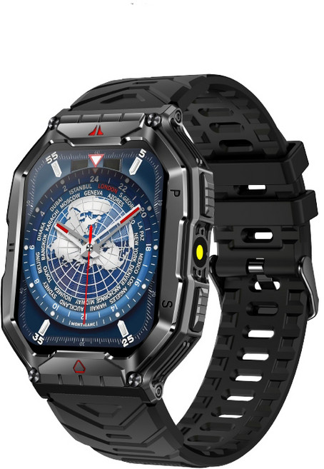 DTA WATCH MK66X 軍規級運動通話智能手錶 smartwatch 聆翔旗艦店, MK66X (黑)