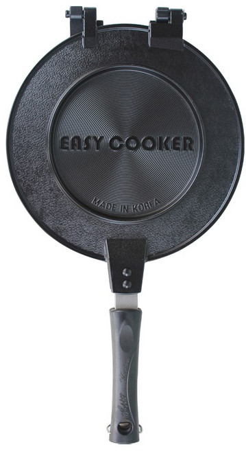 동우 이지쿠커 가마솥 원형 누룽지팬 구이팬 양면팬 간식팬 구이판 납작팬 누룽지 후라이팬, 1개