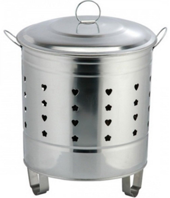 304不鏽鋼金爐 - 心星鏤空設計 祭祀專用金爐, 1套