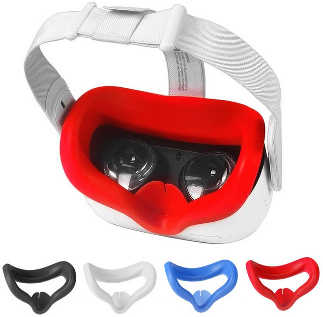 오큘러스퀘스트2 안면폼 악세사리, 블랙, 1개