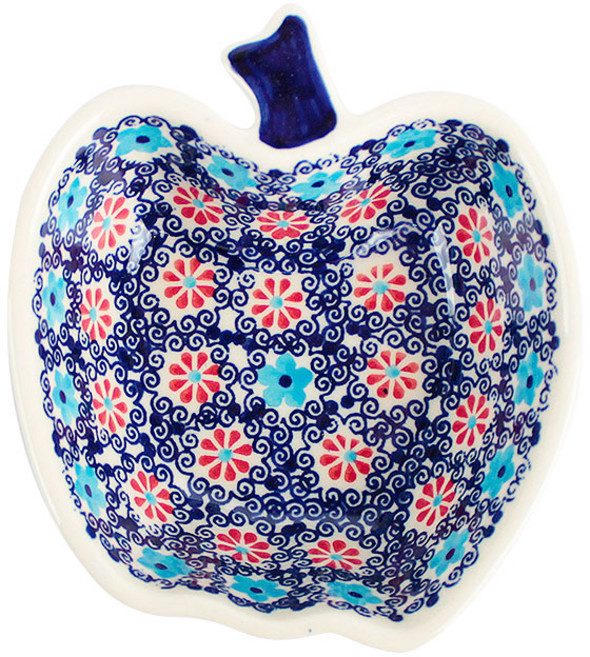 마뉴팍투라 폴란드 사과접시 식기 예쁜 도자기 그릇, 1개, A003