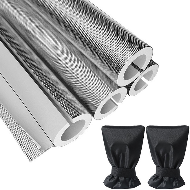 타리홈스 수도꼭지 동파방지 커버 수도관 보온재, 2개