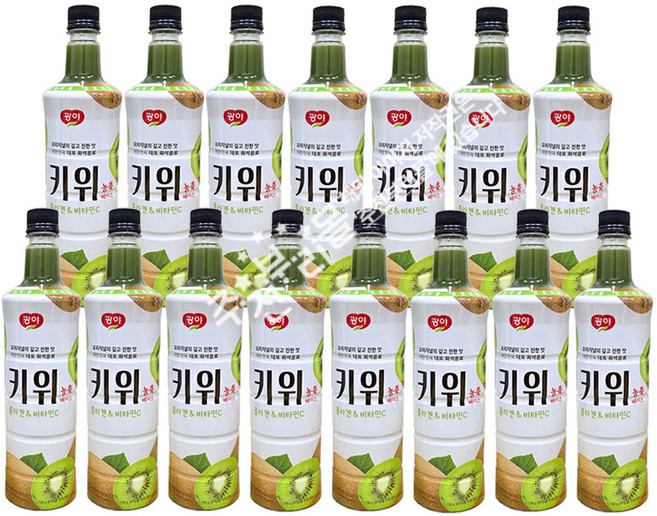 광야식품 키위 농축베이스, 15개, 970ml