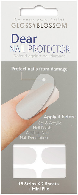 샤인비 디어 네일 프로텍터 손톱 보수 보호 스티커, 1개, 투명