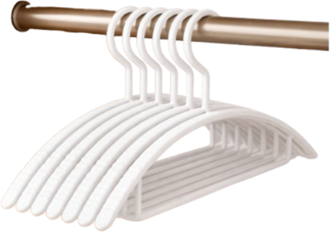 논슬립 슬림 옷걸이 옷장 공간절약 미끄럼방지 대량 40개입, 1개, 화이트 40개