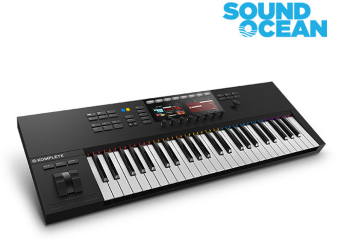 엔아이 마스터 키보드 건반 스마트 미디 컨트롤러 NI Native Instruments Master Keybord Controller, 혼합색상, KOMPLETE KONTROL S49MK2, 1개