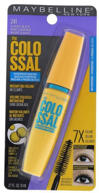 메이블린 Volum' Express The Colossal 방수 마스카라 볼륨 두껍게 클래식 블랙 1개 113935