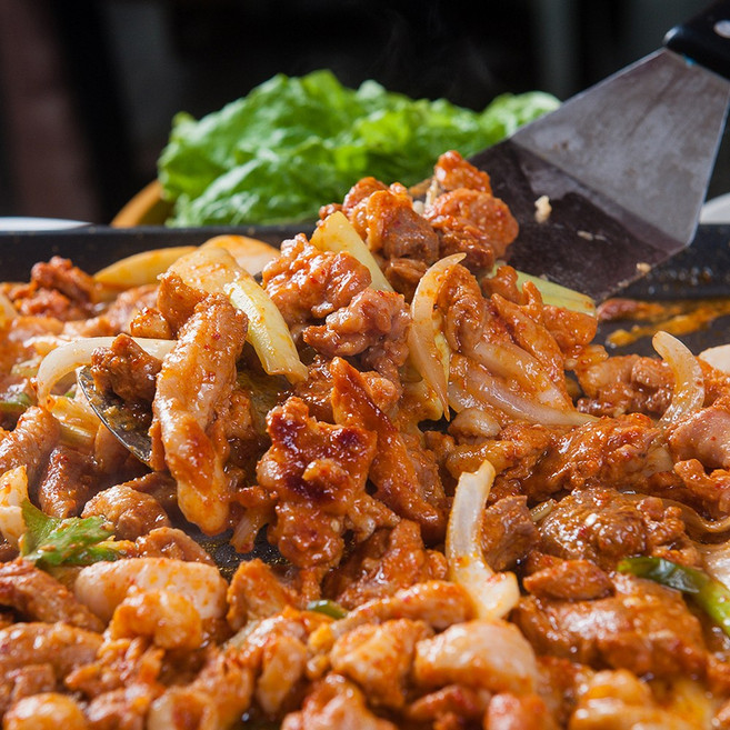 봄날애 고추장 오리 주물럭 불고기, 1개, 500g