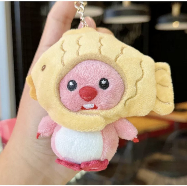 붕어빵 루피 인형 키링 열쇠고리, 혼합색상