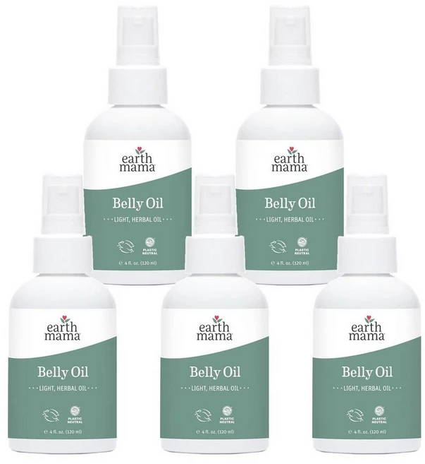 어스마마 벨리 오일 칼렌듈라 스킨 케어 모이스처라이저 오일 120ml, 5개 - 쿠팡
