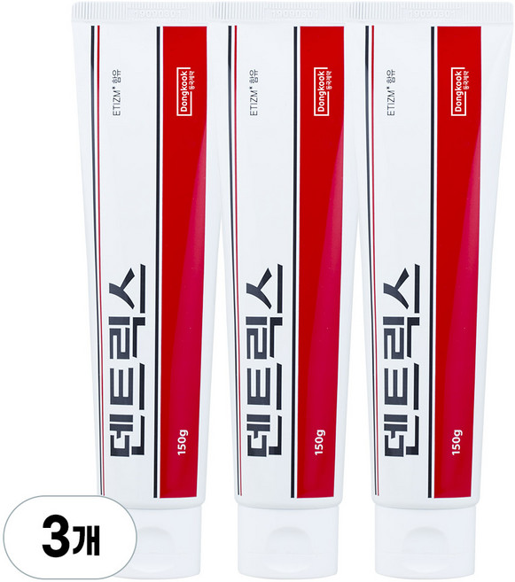 동국제약 덴트릭스 치약 에티즘 함유, 150g, 3개
