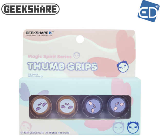 닌텐도 스위치 긱쉐어 고스트 조이스틱커버(4P)