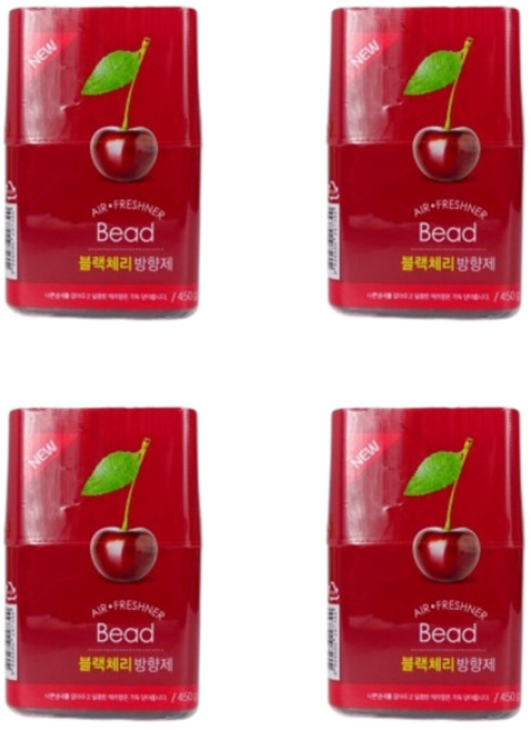 그로스웨이 다용도탈취제 아로마 비드방향제 5색, 4개, 450g