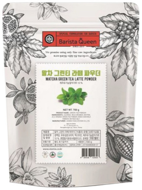 바리스타퀸 말차 그린티 라떼 파우더, 700g, 1개입, 4개