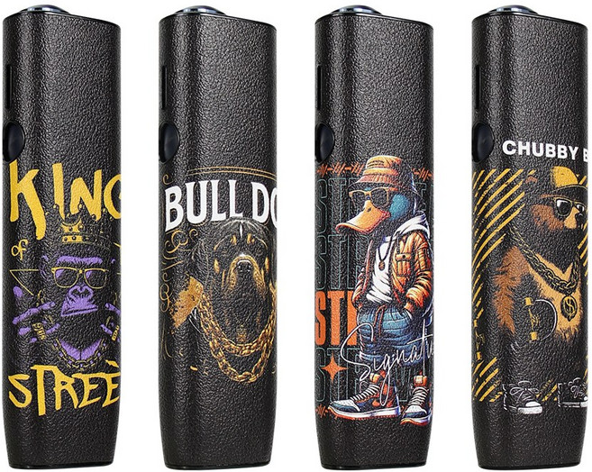 inkostudio아이코스 호환용 일루마 원 레트로 카툰 디자인 케이스