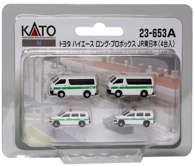 KATO N JR (4 23-653A 게이지 도요타 하이 에이스 롱 프로 박스 동일본 대 입), 1개