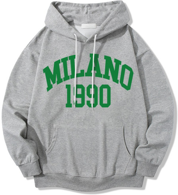 일루소 밀라노1990 소프트 특양면 후드티