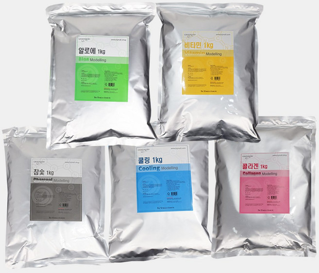 그라티아수 모델링팩 1000g 콜라겐 비타민 쿨링 참숯 알로에 5종, 그라티아수 알로에 모델링팩 1000g, 1개