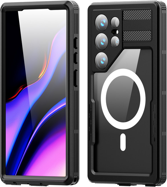 IP68 등급 안전한 갤럭시S23 s24 s25 울트라 플러스 잠수함 방수케이스