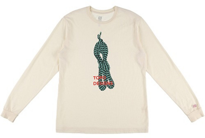 TOPO DESIGNS[토포디자인] 로프 티 긴팔 남성 Rope Tee L/S