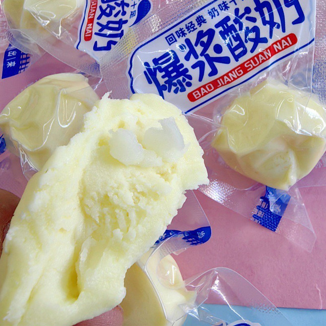 台灣上青 酸奶疙瘩 200克/500克/1000克, 1個, 台灣上青-爆漿酸奶疙瘩,200克