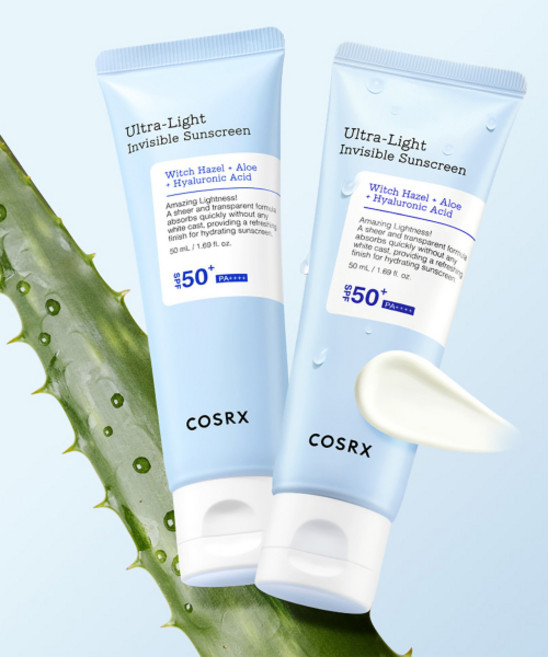144336 COSRX 울트라 라이트 인비저블 선세럼 50ml x 2개, NONE