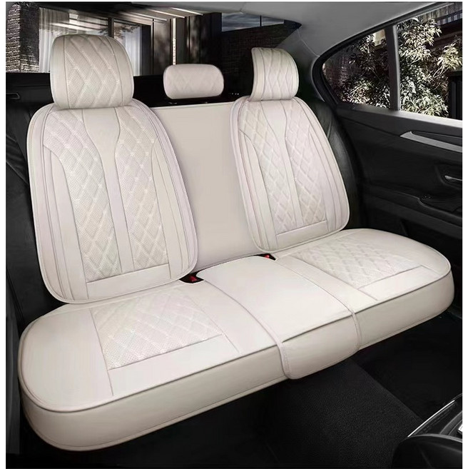 카시트보호매트 차시트교체 가죽 카 차량용 방석 그랜저르블랑 시트커버 SF-681 운전석 1SET, SF-681 뒷좌석1SET, 바닐라베이지, 1개