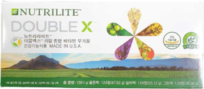 암웨이 뉴트리라이트 더블엑스리필 + 마스크 목걸이 (사은품), 1개