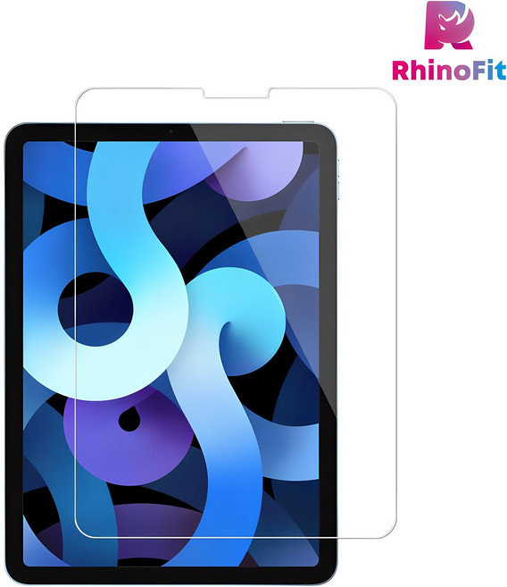 라이노핏 아이패드 에어4/에어5 공용 강화유리 보호 필름 0.4mm, 투명, 1개