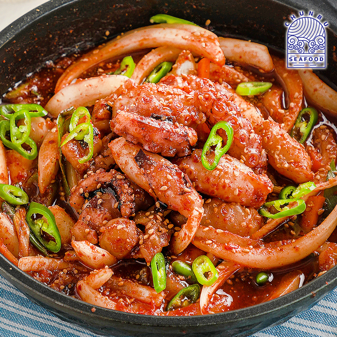 냉동낙지 급냉 낙지볶음, 사이즈 : 활낙지 6미, 1개, 850g