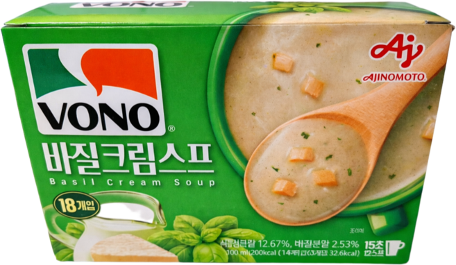 코스트코 바질 크림스프 17g x 18, 18개