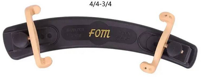 플라스틱 소재 검은 바이올린 스폰지 어깨 받침대 Me044/045/046 1/2 1/4 1/10 1/8 1/16 4/4 3/4 액세서리, 1개, L