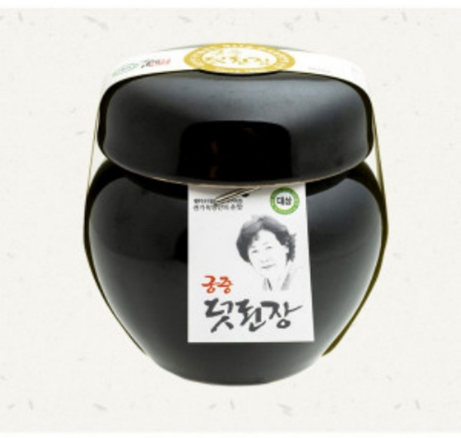 [ 명인 권기옥 ] 궁중덧된장 500g (유리병으로 포장 바뀜), 1개, 550g