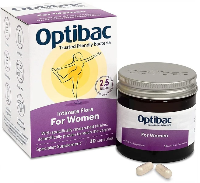 Optibac 옵티박 유렉스유산균 영국 Intimate Flora 30정, 30개 - 쿠팡