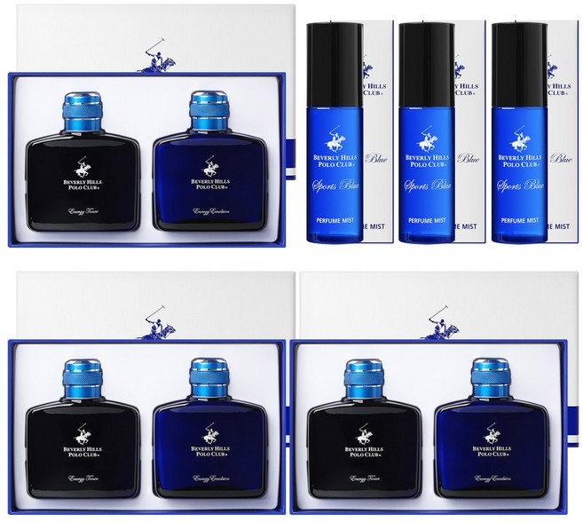 비버리힐스폴로클럽 에너지 스킨+로션 기초2종 3세트+퍼퓸미스트3개, 3세트