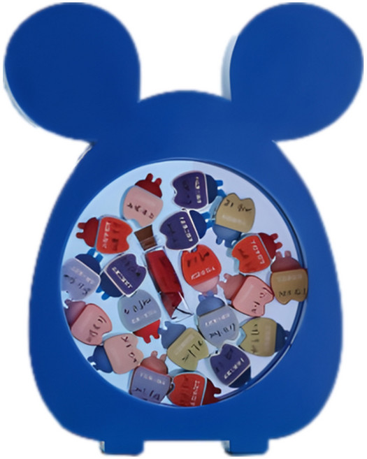 아오라 유치보관함 이빨요정 치아 보관 케이스 고급형, 블루