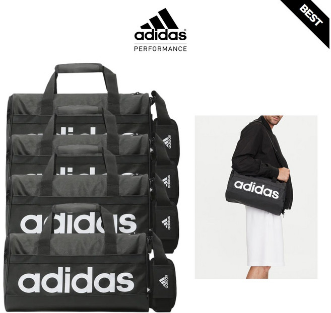 매장정품A/S 가능 아디다스 남녀공용 리니어 더플백 XS HT4744, FREE, 1개