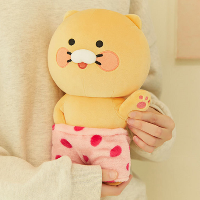 카카오 바지입은 춘식이 인형 베이비필로우 아기와자는