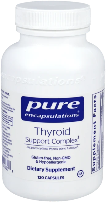 미국 Pure Encapsulations 티로이드 Thyroid Support Complex 120정, 120회분, 1개 - 쿠팡