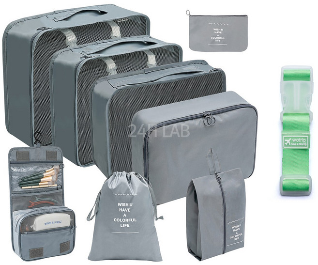 24H LAB 여행용 파우치 8종 세트