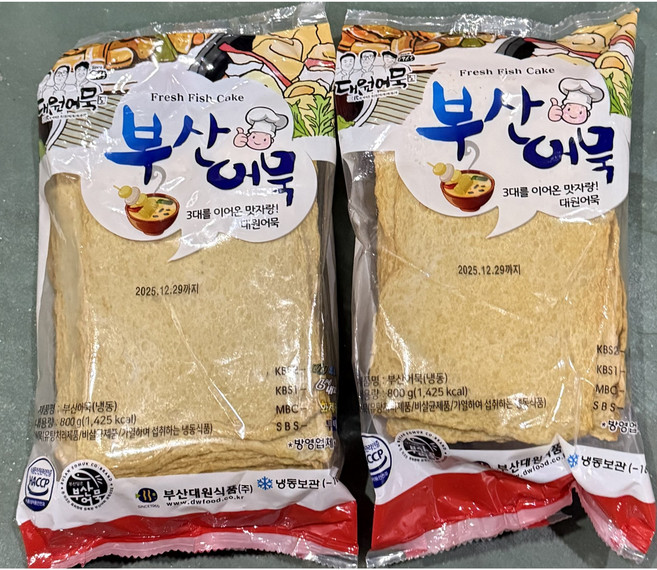 대원어묵/부산오뎅/넙덕오뎅 부산어묵 상천 800g, 2개