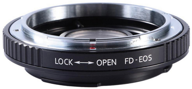 K&F Concept FD-EOS _ Canon MF Lens - Canon EOS EF Body 변환어뎁터, 1개